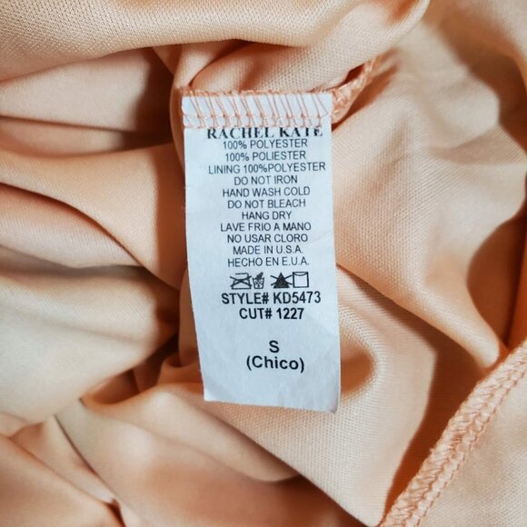 🚨016 Rachel Kate 3/4 Sheer Sleeve Off Shoulder Stripe Tunic Top - Picture 5 of 5